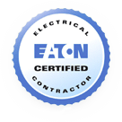 Eaton electrical Contractor Certified badge