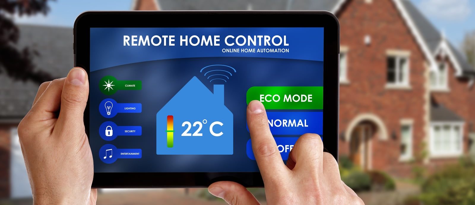 Tablet controlled home air conditioning system